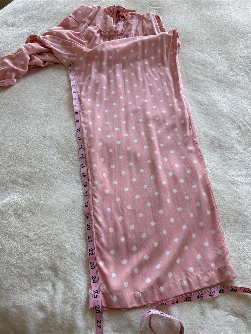 Wild Fable PinkPolka Dot Spaghetti Strap Jumpsuit - Picture 6 of 6